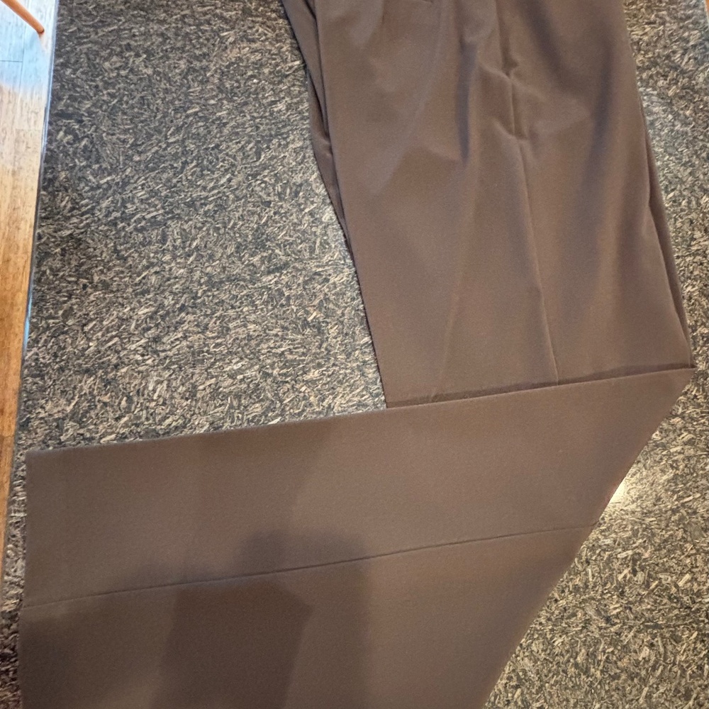 Jessica Dark Brown Straight Leg Dress Pants, Sz.12